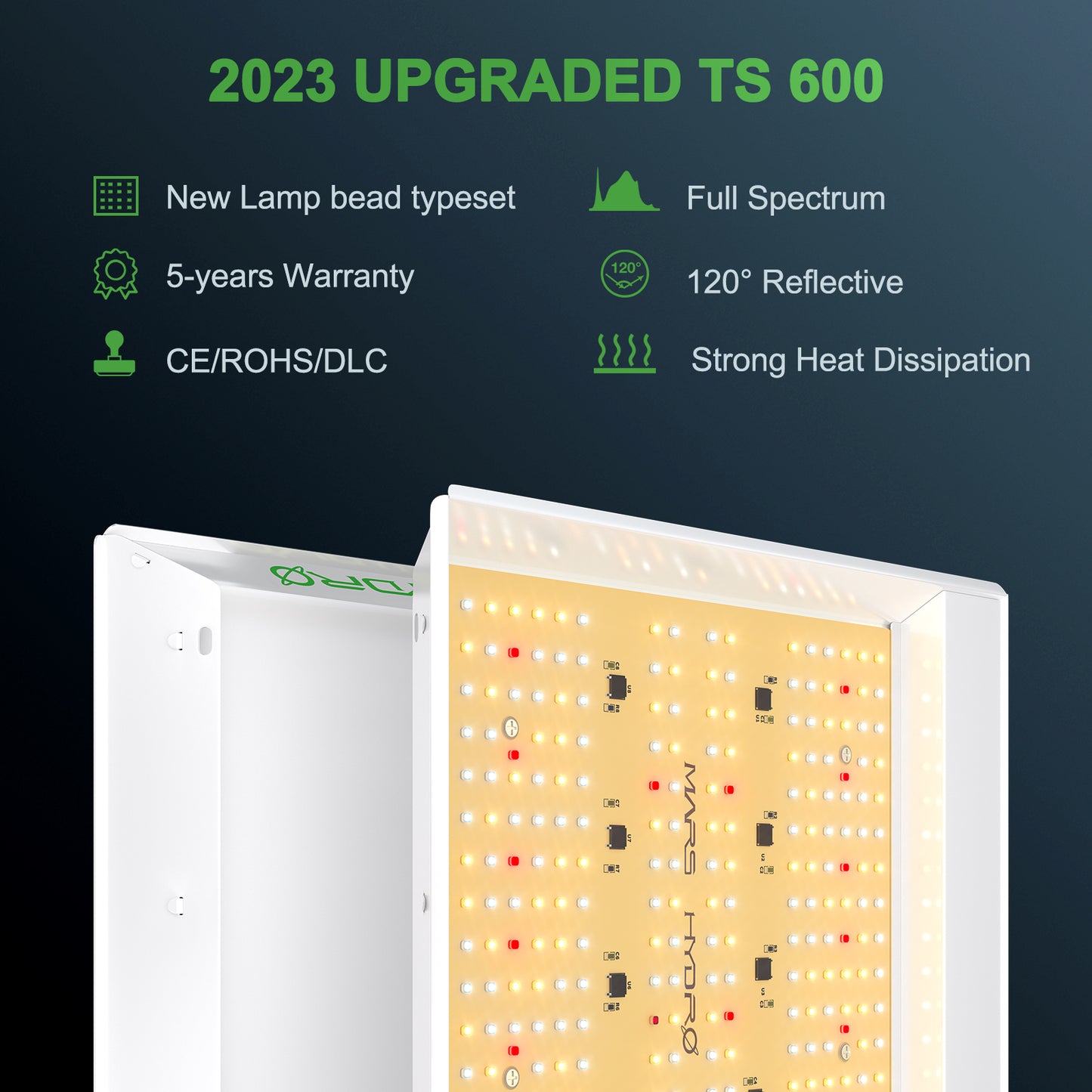 Mars Hydro TS600-100W Full Spectrum LED Grow Light