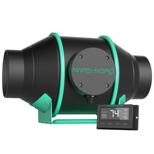 Mars Hydro 4-Zoll-Inline-Rohrventilator mit Thermostatregler