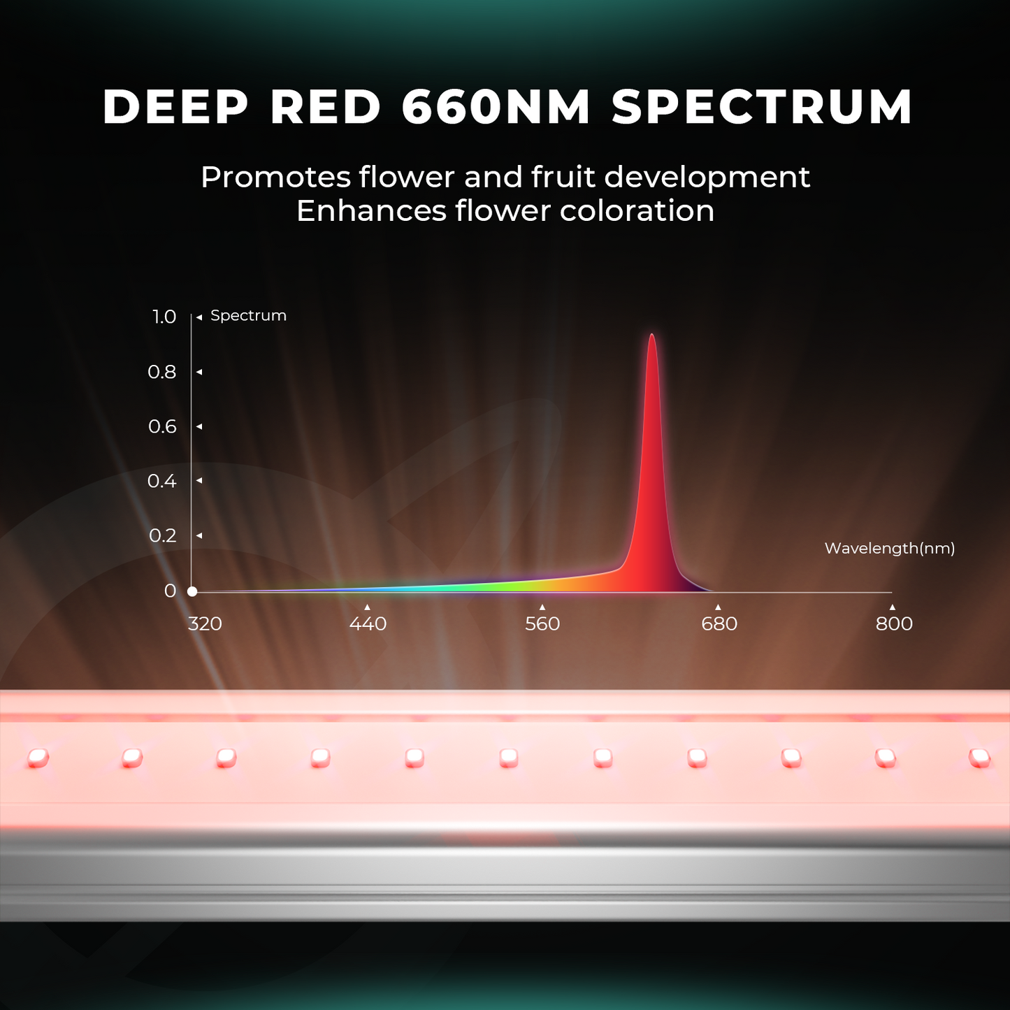 Mars Hydro Adlite R30 LED Grow Light Bars for Deep Red Supplementation