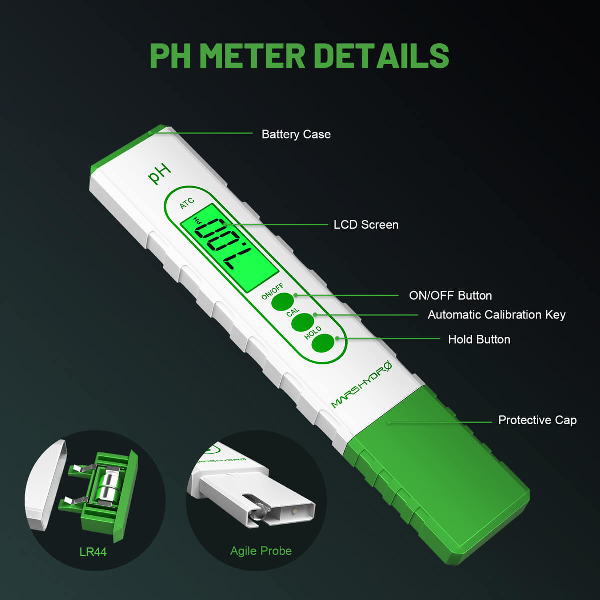 Mars Hydro pH and TDS Meter Kit